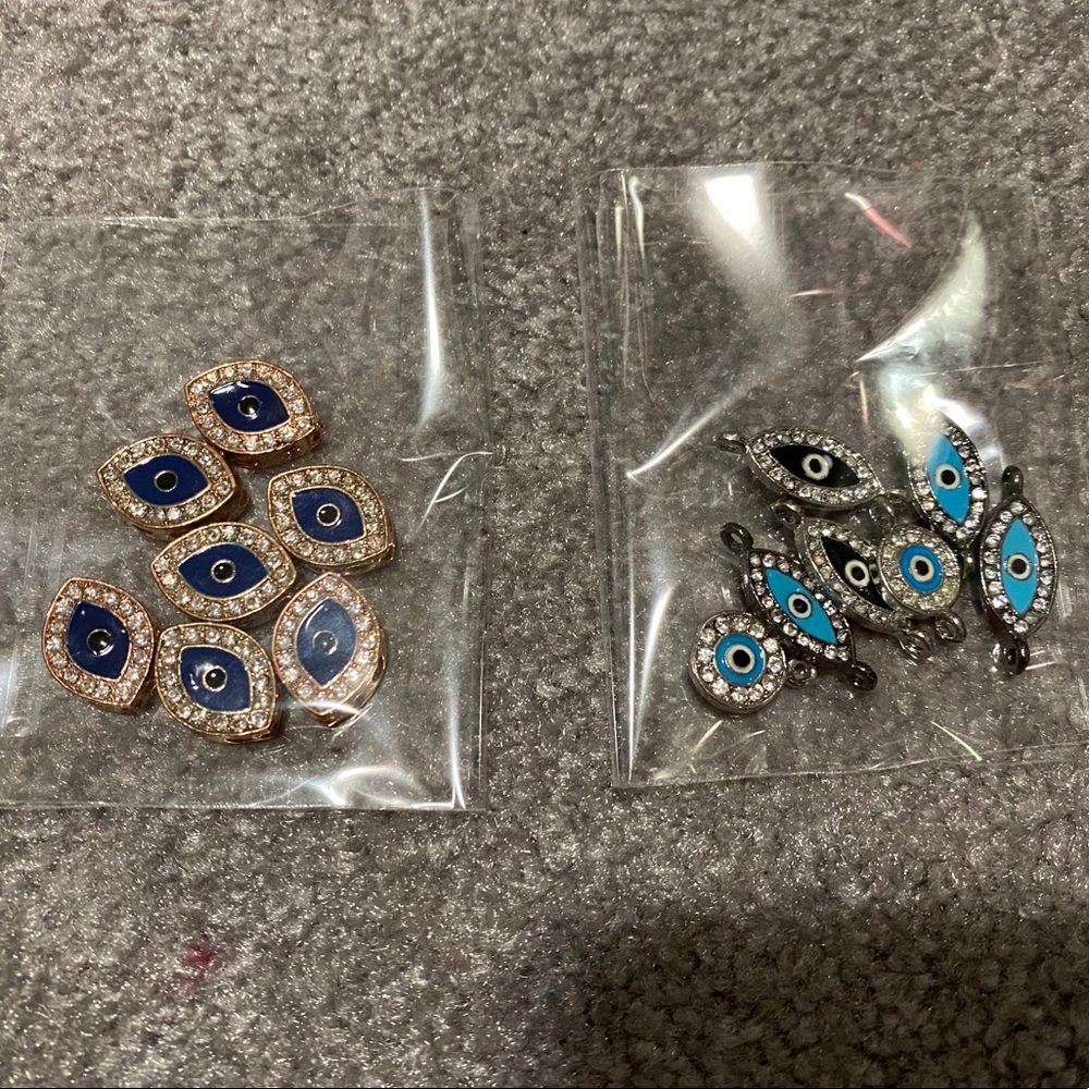 14 pcs hamsa 🧿 eye charms